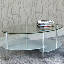 Load image into Gallery viewer, VidaXL Coffee Table With Exclusive Design White Exclusive 3-Layer And Elegant Coffee Table Design